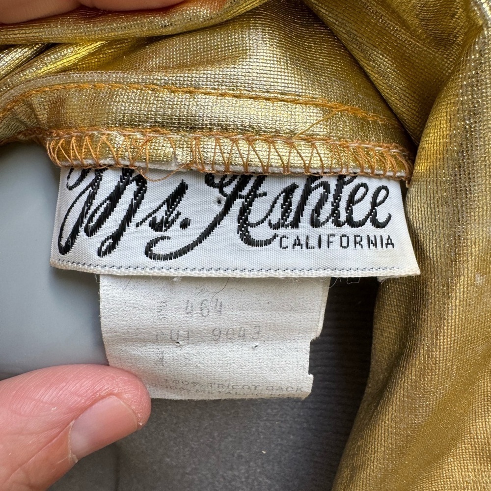Ms. Ashlee vintage holiday Gold wrap Jacket - Picture 3 of 5
